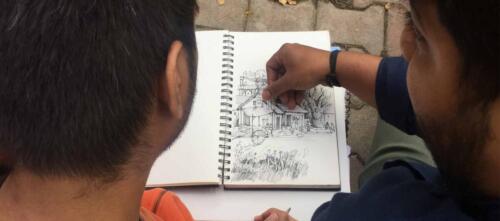 Realistic-Art-Classes-Outdoor-Sketching-Classes-Pencil-And-Chai (1)